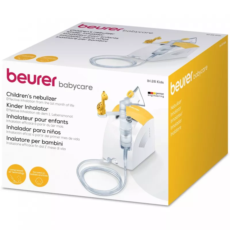 Beurer IH 26 Kids kompresora inhalators ar maskām un iemuti