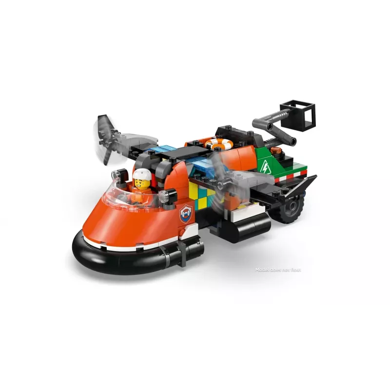 LEGO CITY 60505 Lidmašīna, Servisa Kravas Automašīna un Gaisa Spilvenu Kuģis