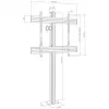 Hagor CPS FLOOR-WALL BOLT-DOWN 1x 75 – 86 collas Melns 50 kg ietilpība