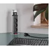 Brennenstuhl Tower Power Table Extension Socket - pagarinātājs - 3 izejas rozetes - 2,0 m - melns, alumīnijs (1396200003)