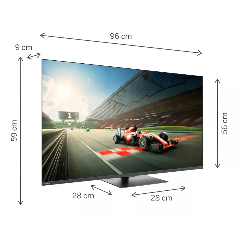 TV Set THOMSON 43 inch 4K Ultra HD 3840 x 2160 pikseļi Plakans 16:9 QLED Pro 43QG7C04