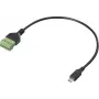 Renkforce USB 2.0 adaptera kabelis [1x 2.0 spraudnis Micro-B - 1x skavas savienojums] RF-6443956 30 (RF-6443956)
