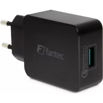 Fantec QC3-A11 iekštelpu melnais lādētājs mobilajām ierīcēm (1948)