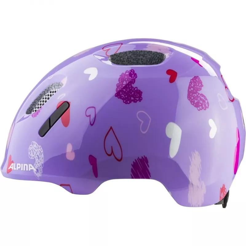 Velosipēdu ķivere ALPINA XIMO 2 PURPLE HEARTS GLOSS 49-54
