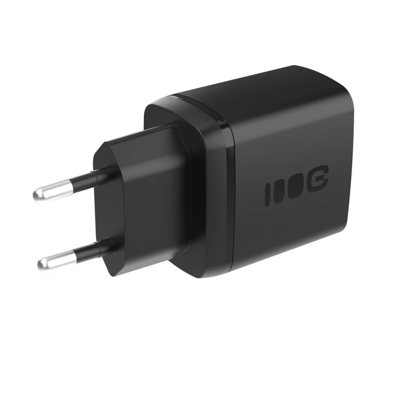Barošanas adapteris zaļa Cell PowerSource Solo30 30W melns — USB-C viena porta lādētājs