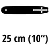 Rezerves zāģa ķēdes vadotne 4501753, akumulatora motorzāģim GE-LC 18/25-1 Li (25 cm, 1,1 mm)