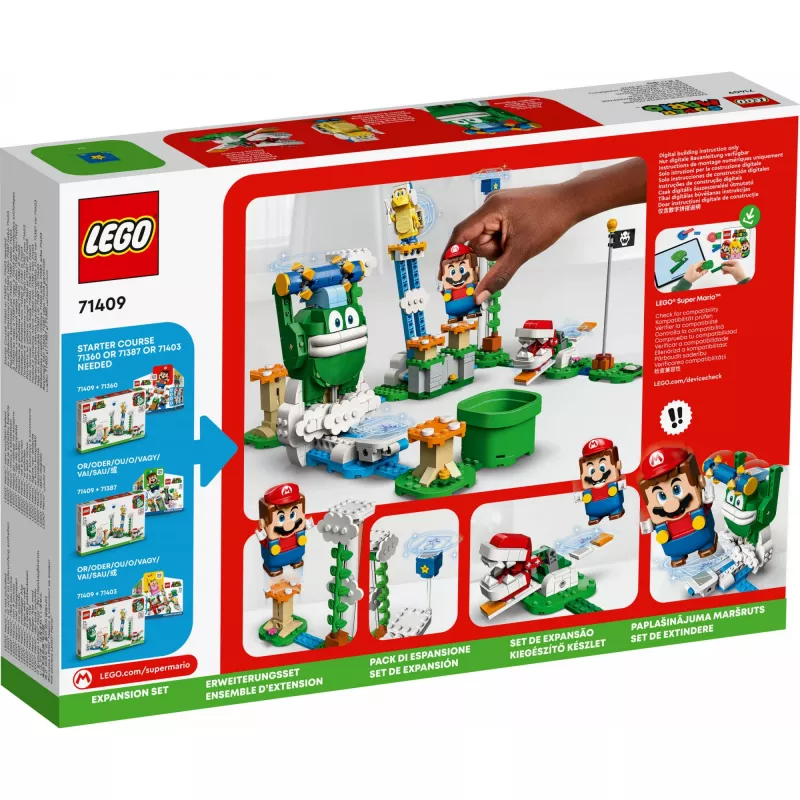 Rotaļlietu konstruktors LEGO Super Mario 3 ienaidnieku figūras 71409 — Bumeranga brālis un Piranjas augs