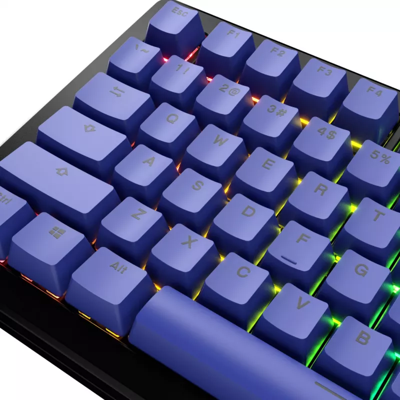 Taustiņu komplekts GLORIOUS GPBT Basics Mana Blue — PBT, ANSI izkārtojums