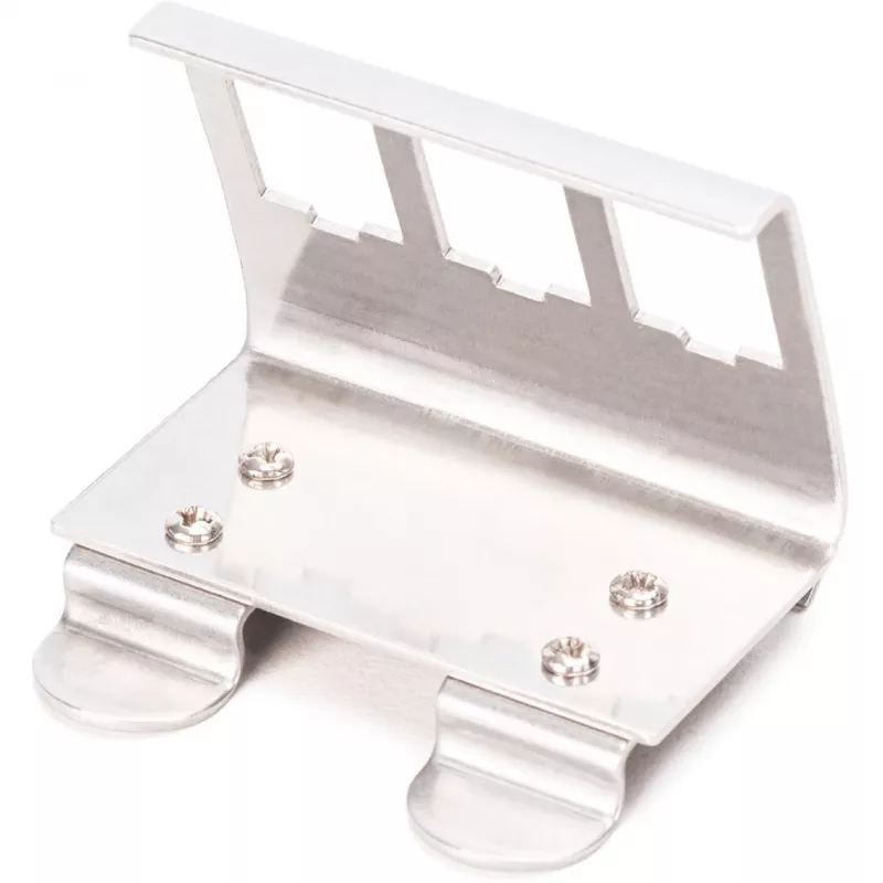 Adapteris Digitus AN-25183 3x Keystone modulim, nerūsējošais tērauds