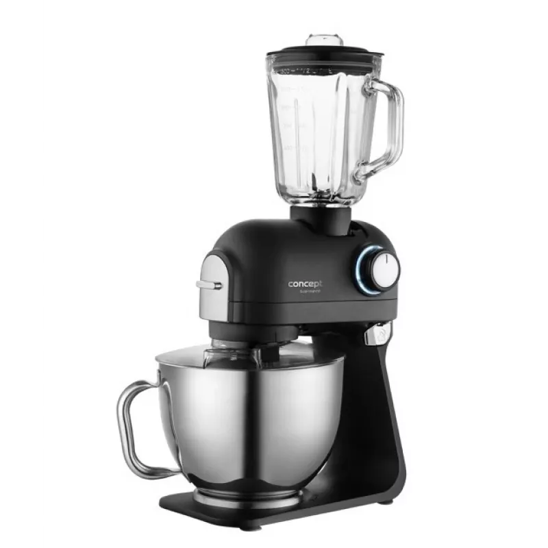 Stacionārais mikseris Concept RM8000 - 1200 W virtuves iekārta, melna