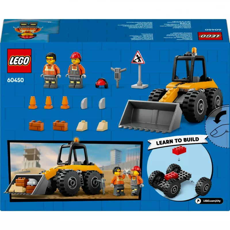 LEGO City 60450 Dzeltens riteņu iekrāvējs