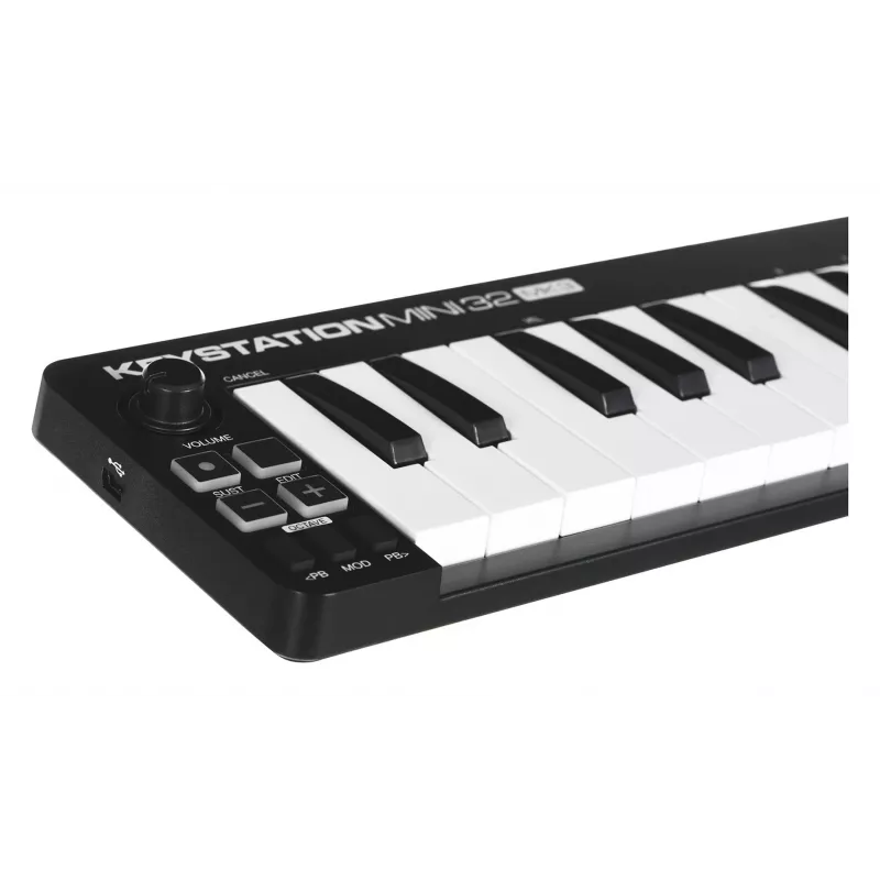 M-AUDIO Keystation Mini 32 MK3 MIDI tastatūra 32 taustiņi USB melna, balta