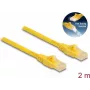 Tīkla kabelis DeLOCK RJ45 kabelis Cat.6A U/UTP 2m dzeltens