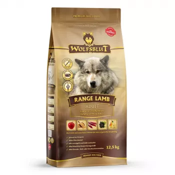 WOLFSBLUT Range Lamb Lamb with rice - sausā suņu barība - 12,5kg
