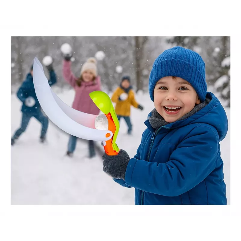 Sniega bumbiņu veidotājs Jamara Snow Play Snowball thrower 2in1, daudzkrāsains, 0.21 kg