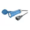 APC strāvas vads, C20 uz IEC309 (16A), 2,5 m, 2,5 m, 230 V, 16 A