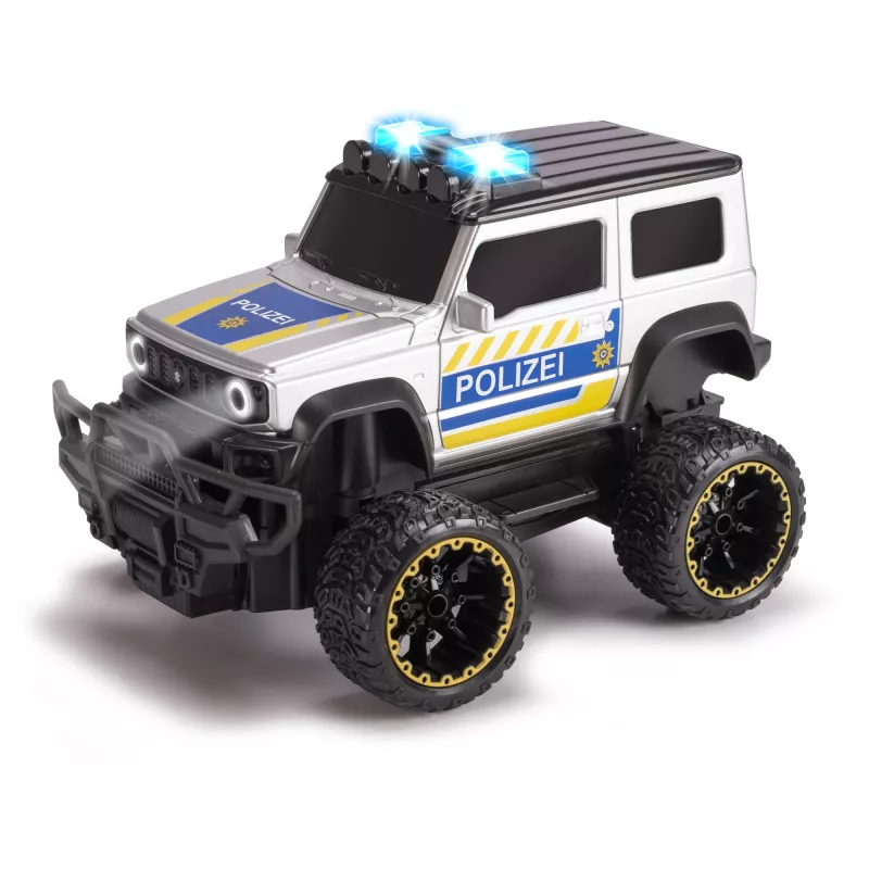 Simba-Dickie presformas RC Suzuki Jimny Police modelis mērogā 1:24, ar tālvadību, 1:24