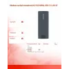M.2 SSD korpuss SAVIO AK-67 pelēks, USB 10 Gbit/s, atbalsta vienu M.2 disku