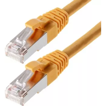 Tīkla kabelis Helos CAT6 S/FTP (PIMF) 1m dzeltens