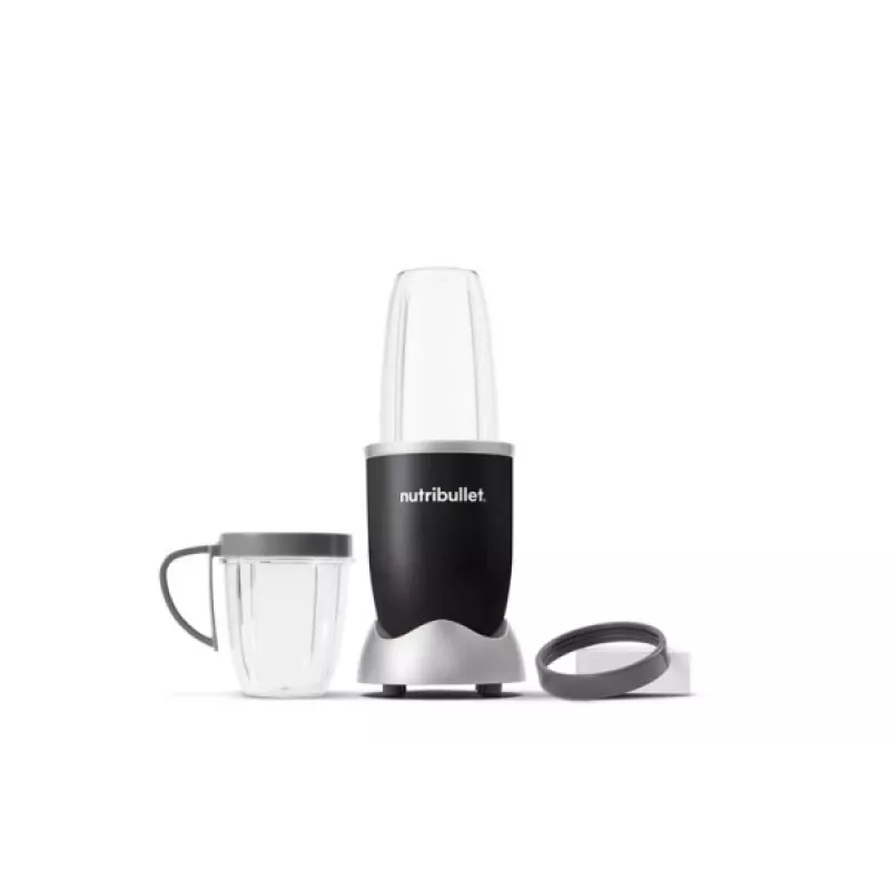 Krūzes blenderis NUTRIBULLET NB606B 600W, Tritan krūze 0.7 L, 6 asmeņi, 1 ātrums, 500 ml krūze, pelēks