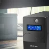 Qoltec Monolith nepārtrauktās barošanas avots (UPS) Double-conversion (Online) 1 kVA 600 W 2 AC kontaktligzdas