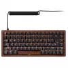 Sharkoon 100068081 tastatūra mājām USB QWERTZ vācu melna koka 75%