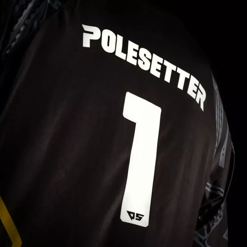 Polesetter ONE Simracing krekls, dzeltens - L