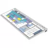 Logickeyboard LKB-RESC-CWMU-UK tastatūra Birojs USB QWERTY angļu