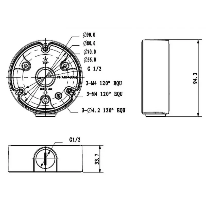 PFA135 kameras adapteris