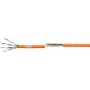 LogiLink Professional - Bulk Cable - 200 m - 7.5 mm - S/FTP -Cat.7 Raw Cable - Halogen-Free, robust - orange