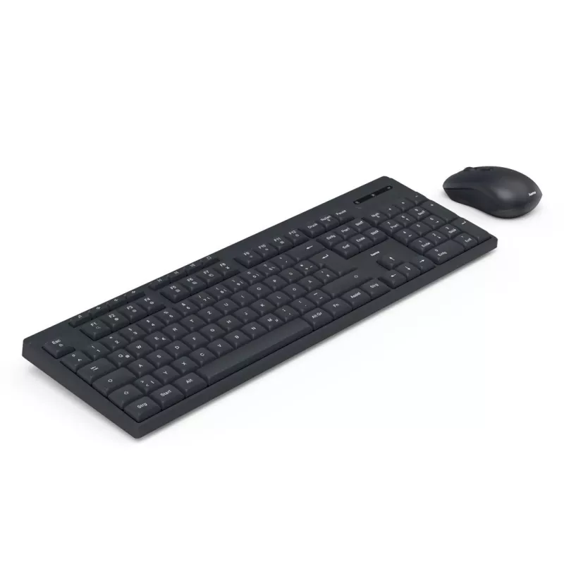Bezvadu tastatūras un peles komplekts WKM-200 melns