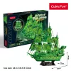 3D puzzle model Flying Dutchman, kas spīd tumsā, cubicfun 306-T4041H