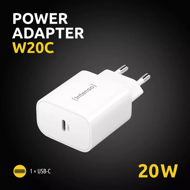 Iekštelpu lādētājs Intenso POWER ADAPTER USB-C/7802012