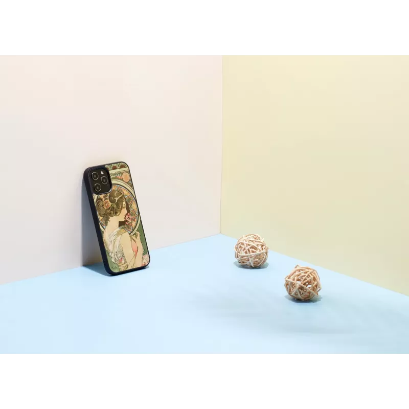 Telefona maciņš man and wood iPhone 12 Pro Max — primrose Melns
