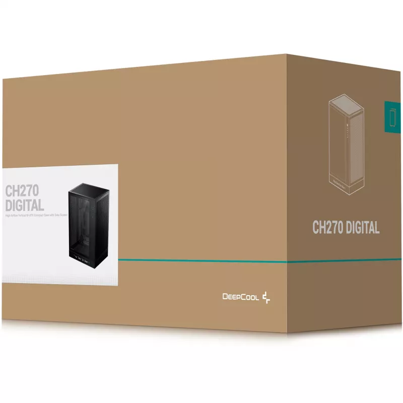 DeepCool CH270 korpuss (R-CH270-BKNDM0-G-1)