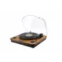 Siksnas piedziņas audio plašu atskaņotājs AKAI ATT-11BT — brūns, 33/45/78 RPM, 0.8 W RMS