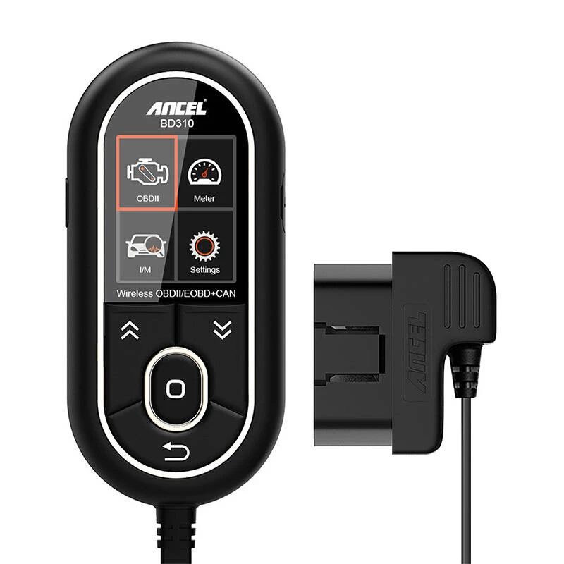Diagnostikas skeneris Ancel BD310 OBD2 Bluetooth — transportlīdzekļa kļūdu lasītājs un reāllaika datu rīks