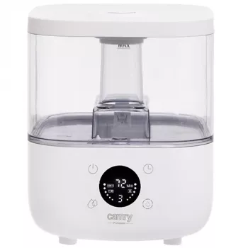 Camry | CR 7973w | Gaisa mitrinātājs | 23 W | Ūdens tvertnes tilpums 5 L | Piemērots telpām līdz 35 m² | Ultraskaņas | Mitrināšanas jauda 100-260 ml/h | Balts