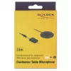 Galda mikrofons DeLOCK 65873 Melns