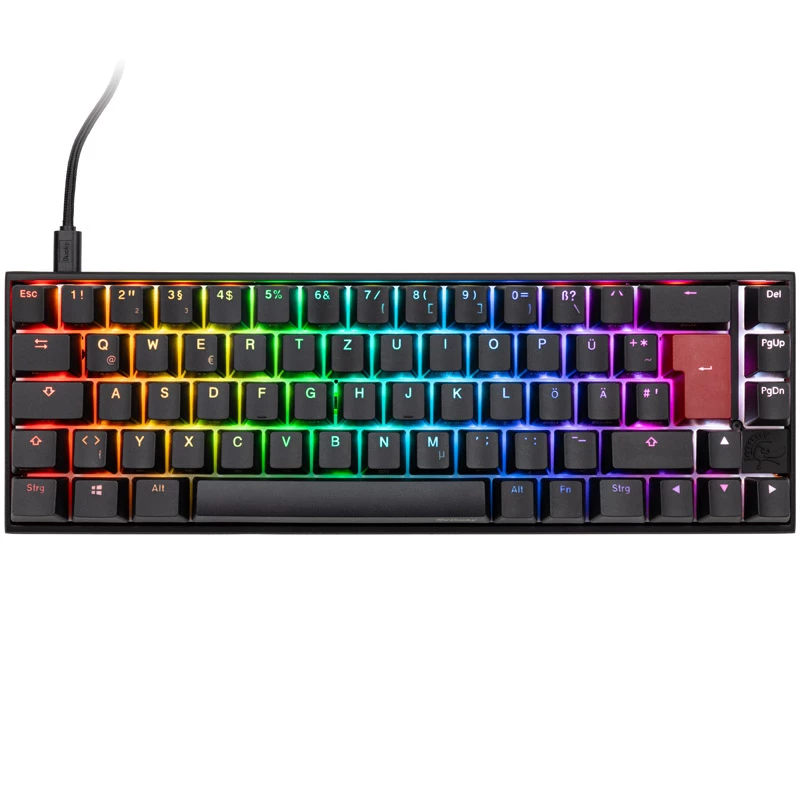 Ducky Mecha Pro SF klaviatūra spēlēm USB vācu izkārtojums melna