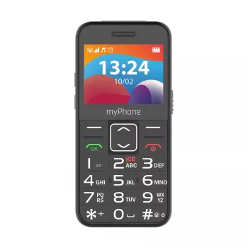 myPhone HALO 3 LTE | Melns | 2.4 collas | IPS | 48 MB | 128 MB | Divas SIM | Nano SIM | 3G | Bluetooth 2.1 | USB Type-C | Iebūvēta kamera | Galvenās kameras izšķirtspēja 0.3 MP