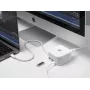 XtremeMac XWH-XCP-03 klēpjdatora dokstacija un portu replikators ar vadu USB 3.2 Gen 1 (3.1 Gen 1) Type-C balta (XWH-XCP-03)