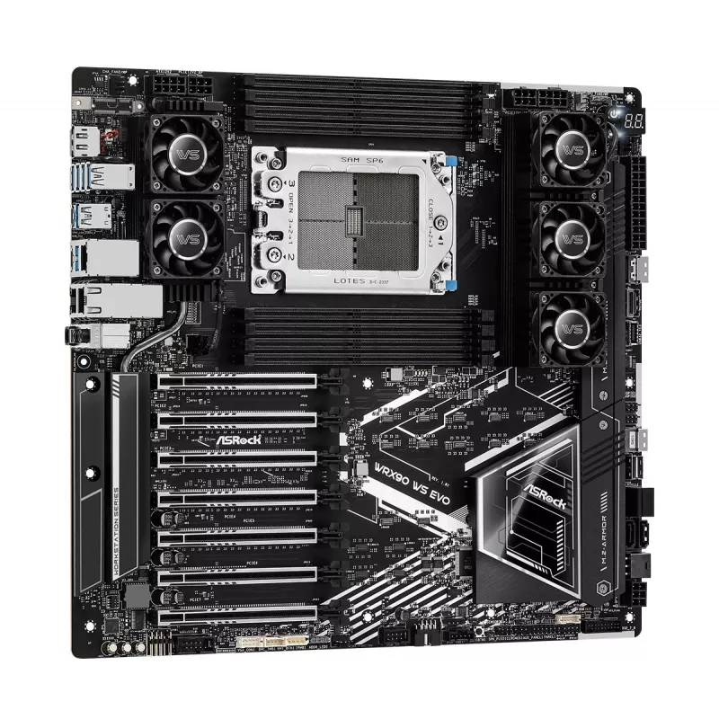ASRock WRX90 WS EVO mātesplate AMD WRX90 Socket sTR5 EEB