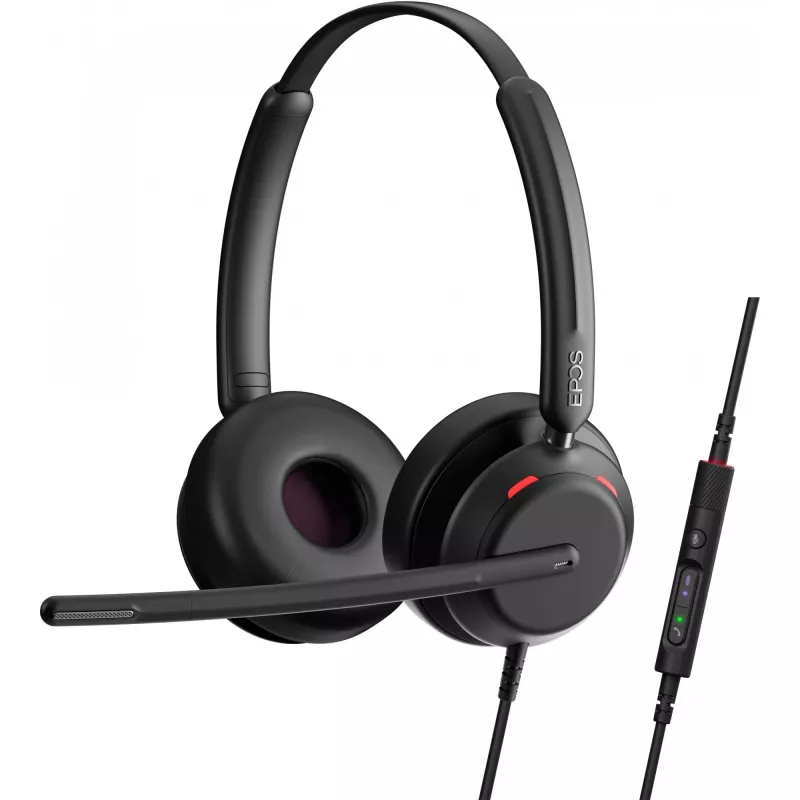 EPOS IMPACT 760T - austiņas - uz auss - vadu - USB-C - melnas - sertificētas Microsoft Teams (1001214)