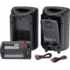 Brīvi stāvoša PA sistēma YAMAHA Stagepas 400BT — 400 W, 2 joslu, 10 kanālu mikseris, Bluetooth 4.1, melna