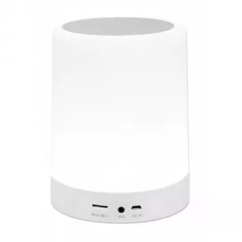 Manhattan Sound Science Bluetooth skaļrunis, atskaņošanas laiks 5 stundas, diapazons 10 m, microSD karšu lasītājs (32 GB), Aux 3,5 mm savienotājs, izejas jauda 3 W, USB-A uzlādes kabelis iekļauts, 1200 mAh baterija, Bluetooth v5, iebūvēts pakaramais, balts, 3 gadu garantija
