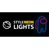 Dekoratīvā neonstila LED gaisma MANTA SNL27BLT Style Neon Lights ASTRONAUT, pievienojama elektrotīklam galda/sienas LED akcentam