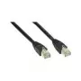 Wentronic Goobay CAT 5e komutācijas kabelis, U/UTP, melns, 50 m - CCA vara maisījums (68652)