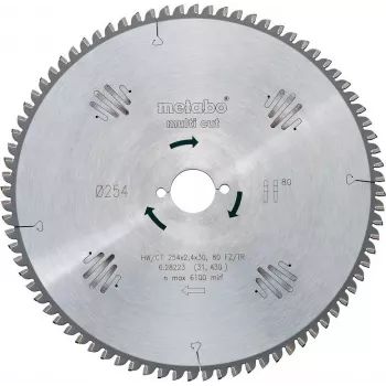 Apļveida zāģa asmens Metabo 628223000 25.4 cm