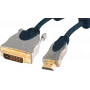 Video kabeļa adapteris ShiverPeaks SP77480 1m HDMI Type A DVI-D zils